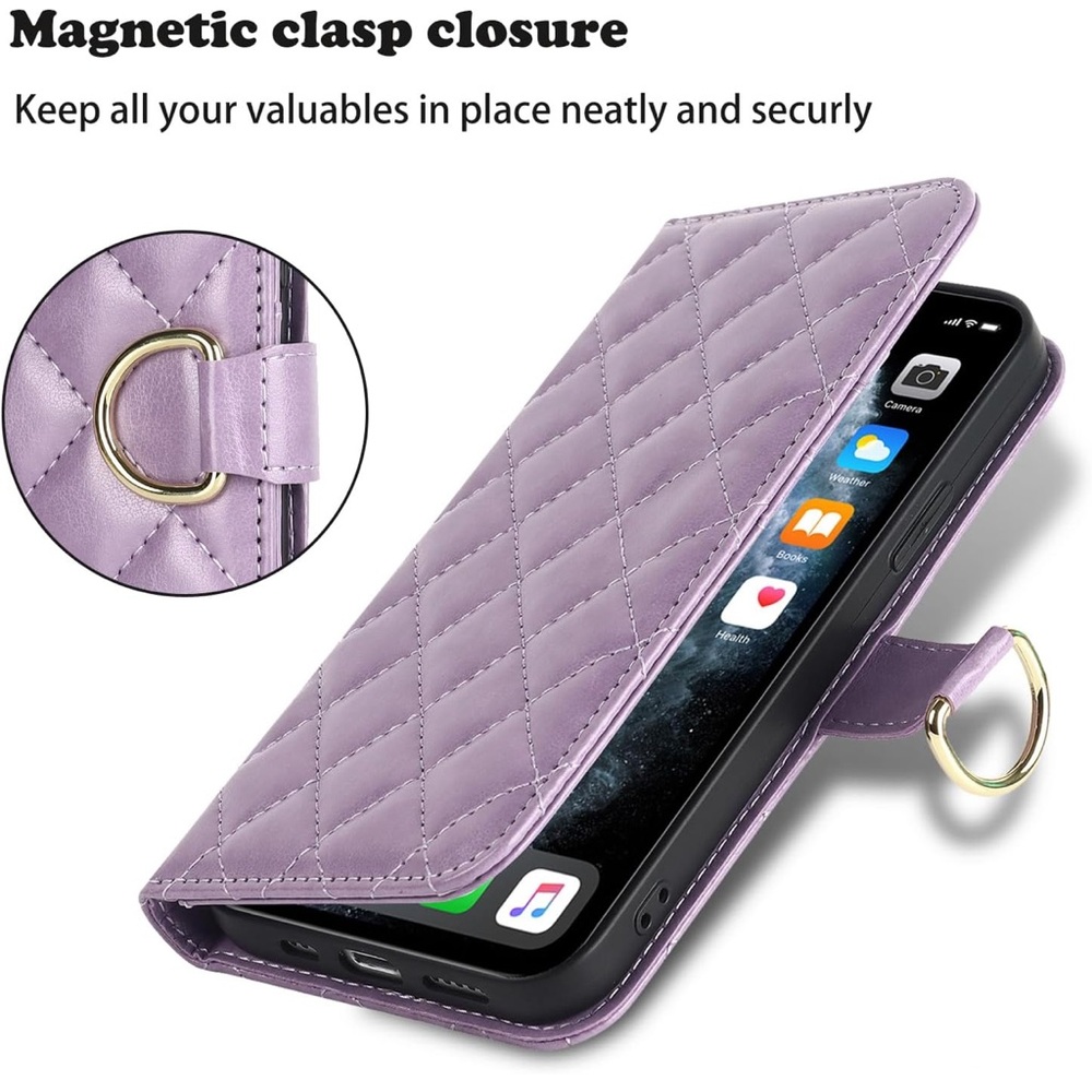 NEW- Elegant Spring colors- Quilted Phone Case with Strap iPhone 11